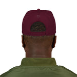 Load image into Gallery viewer, Burgundy U.G.L.Y ( Understand God Loves You ) Snapback Hat with Unique Design, Casual Cap, Streetwear Accessory, Gift for Him/Her, Fashionable Headwear