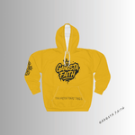 Load image into Gallery viewer, Gangsta Faith Unisex Pullover Christian Hoodie - Bold Yellow Design for Faith and Empowerment