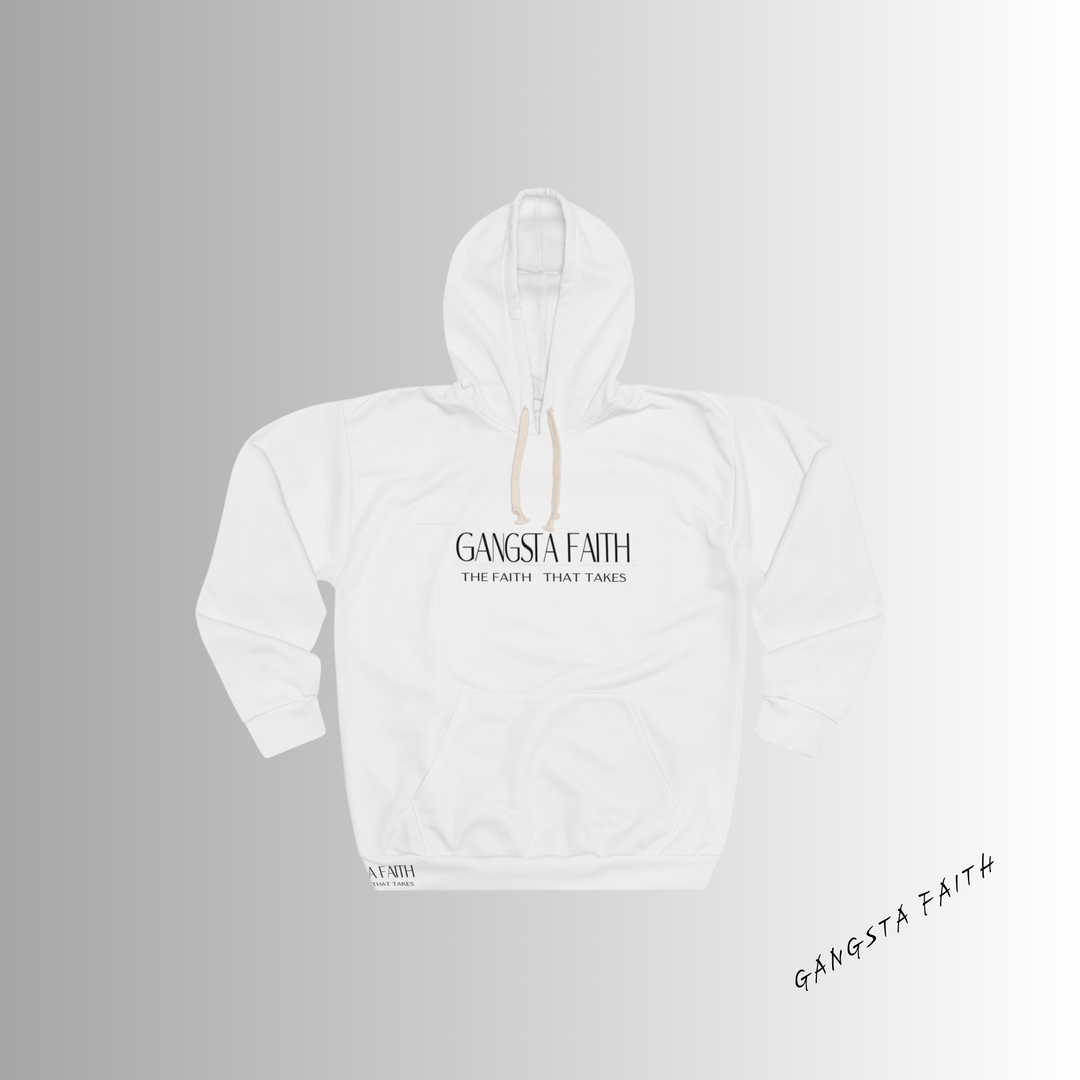 Gangsta Faith Unisex Pullover Hoodie, Inspirational Hoodie