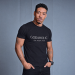 Load image into Gallery viewer, Godaholic "I'm Addicted" Tee - Christian Faith Graphic