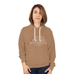 Load image into Gallery viewer, Brown Unisex Hoodie - G.O.D Overcomes Discrimination, Cozy Sweatshirt, Inspirational Apparel, Perfect Gift for Advocates, [...]
