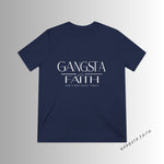 Load image into Gallery viewer, Gangsta Faith Tee — "The Faith That Takes" Christian Graphic Halo T‑Shirt