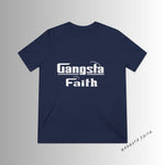 Load image into Gallery viewer, Gangsta Faith Tee — "The Faith That Takes" Dual Halo Christian Graphic Halo T‑Shirt