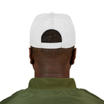 Load image into Gallery viewer, White Get Paid In Jesus Name Snapback Hat with Unique Design, Casual Cap, Streetwear Accessory, Gift for Him/Her, Fashionable Headwear