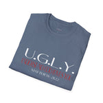 Load image into Gallery viewer, Heather Indigo U.G.L.Y Unisex Softstyle T-Shirt
