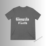 Load image into Gallery viewer, Gangsta Faith Tee — "The Faith That Takes" Dual Halo Christian Graphic Halo T‑Shirt