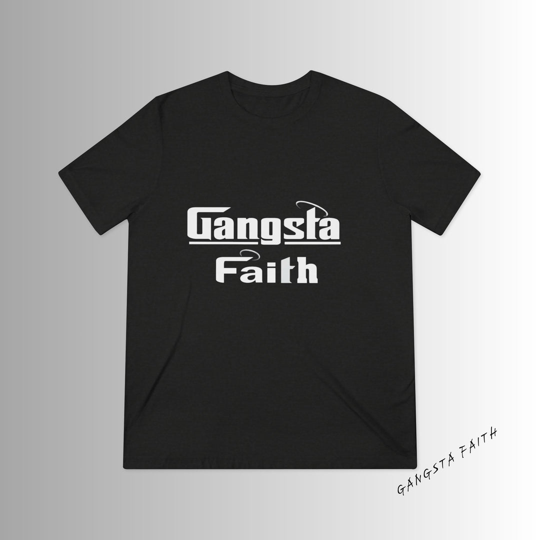 Gangsta Faith Tee — "The Faith That Takes" Dual Halo Christian Graphic Halo T‑Shirt