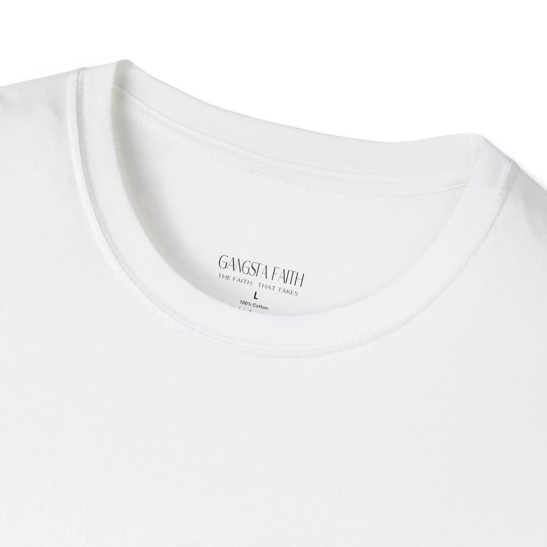 Slylish Gangsta Faith Unisex Christian T-Shirt White