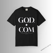 GOD.COM Unisex Garment-Dyed T-shirt