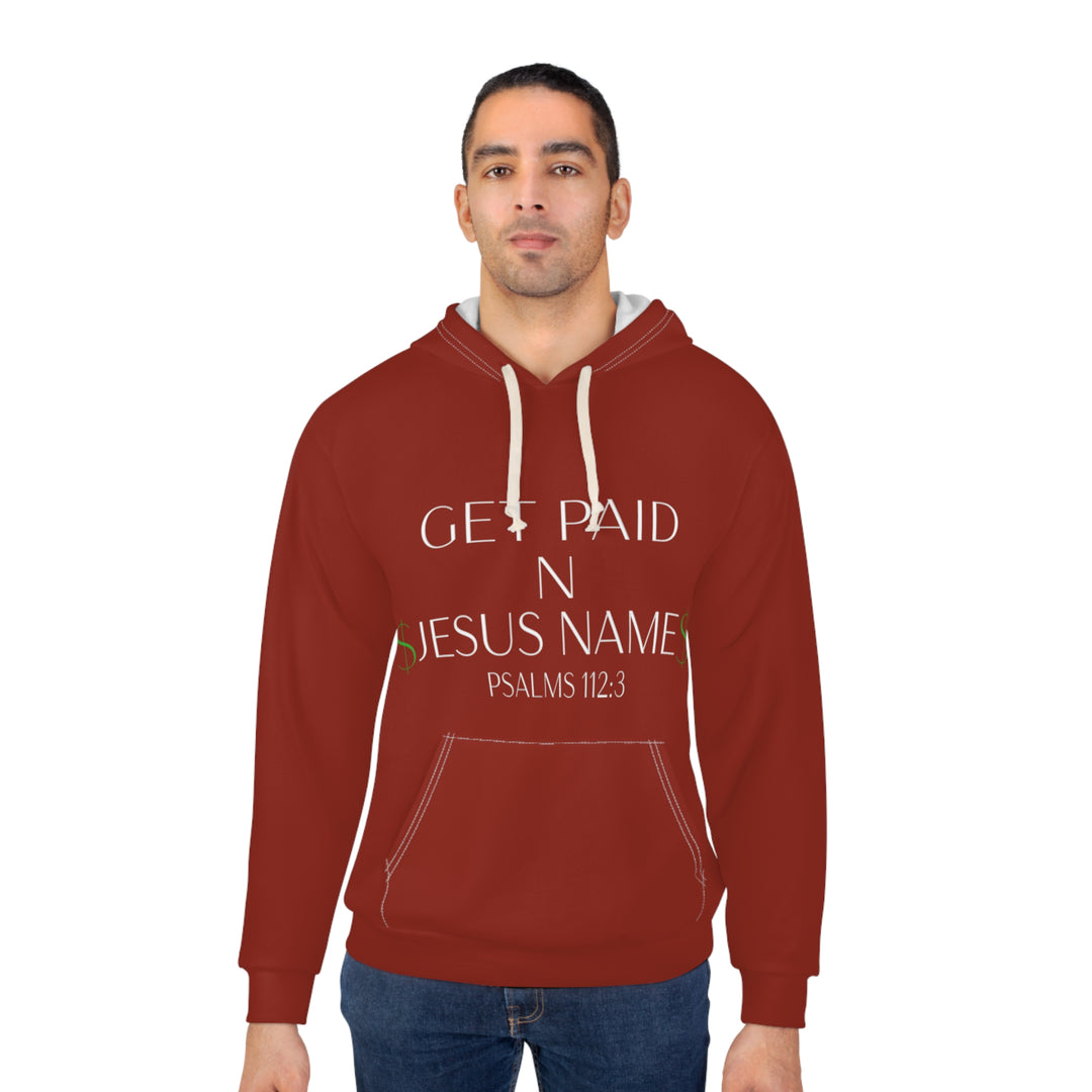 Sienna Get Paid in Jesus Unisex Pullover Hoodie