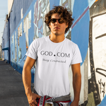 Load image into Gallery viewer, GOD.COM Tee — Minimalist Christian Graphic T-Shirt-White