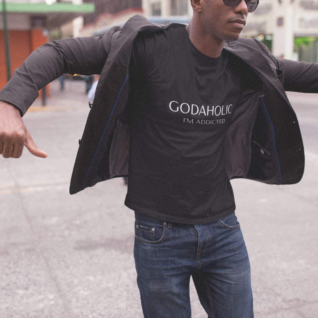 Godaholic "I'm Addicted" Tee - Christian Faith Graphic T-Shirt