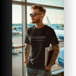 Load image into Gallery viewer, Gangsta Faith Tee — "The Faith That Takes" Christian Graphic T‑Shirt