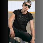 Load image into Gallery viewer, Black God Overcomes Discrimination T‑Shirt — Faith-Inspired Minimalist Tee