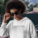 Load image into Gallery viewer, Gangsta Faith Hoodie — 'Gangsta Faith: The Faith That Takes' Pullover