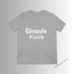Load image into Gallery viewer, Gangsta Faith Tee — "The Faith That Takes" Dual Halo Christian Graphic Halo T‑Shirt