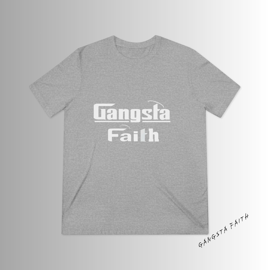 Gangsta Faith Tee — "The Faith That Takes" Dual Halo Christian Graphic Halo T‑Shirt