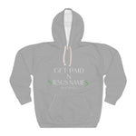 Load image into Gallery viewer, Grey Get Paid in Jesus Unisex Pullover Hoodie
