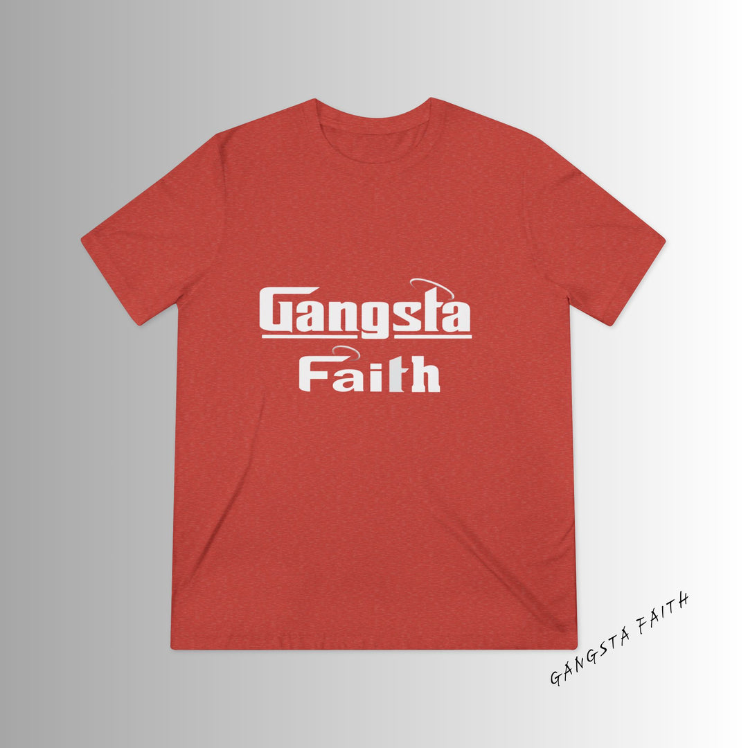 Gangsta Faith Tee — "The Faith That Takes" Dual Halo Christian Graphic Halo T‑Shirt