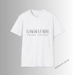 Load image into Gallery viewer, Slylish Gangsta Faith Unisex Christian T-Shirt White
