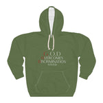Load image into Gallery viewer, Trailhead Unisex Hoodie - G.O.D Overcomes Discrimination, Cozy Sweatshirt, Inspirational Apparel, Perfect Gift for Advocates, [...]

