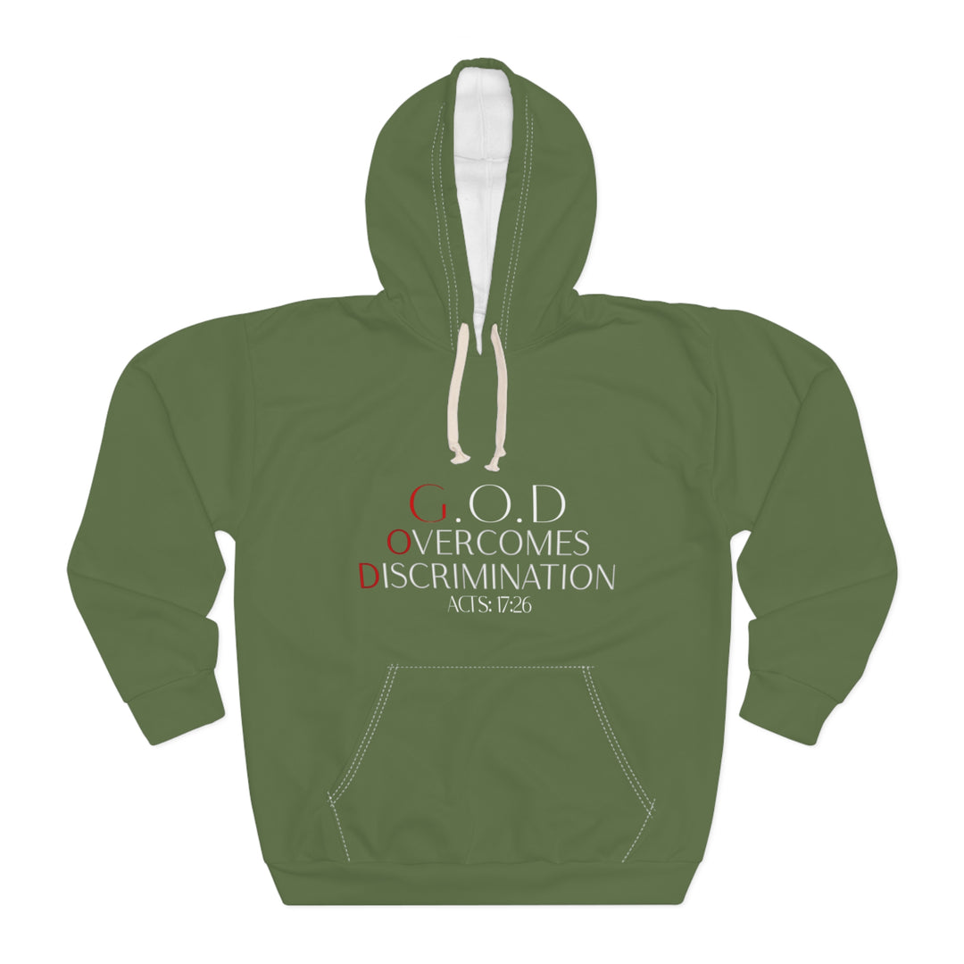 Trailhead Unisex Hoodie - G.O.D Overcomes Discrimination, Cozy Sweatshirt, Inspirational Apparel, Perfect Gift for Advocates, [...]