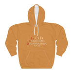 Load image into Gallery viewer, Acorn Unisex Hoodie - G.O.D Overcomes Discrimination, Cozy Sweatshirt, Inspirational Apparel, Perfect Gift for Advocates, [...]
