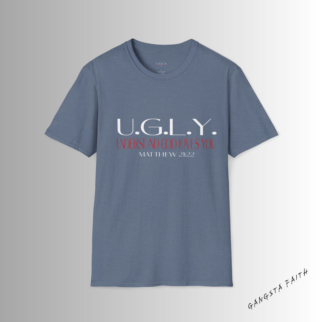 Heather Indigo U.G.L.Y Unisex Softstyle T-Shirt