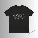 Load image into Gallery viewer, Gangsta Faith Tee — "The Faith That Takes" Christian Graphic Halo T‑Shirt
