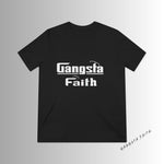 Load image into Gallery viewer, Gangsta Faith Tee — "The Faith That Takes" Dual Halo Christian Graphic Halo T‑Shirt