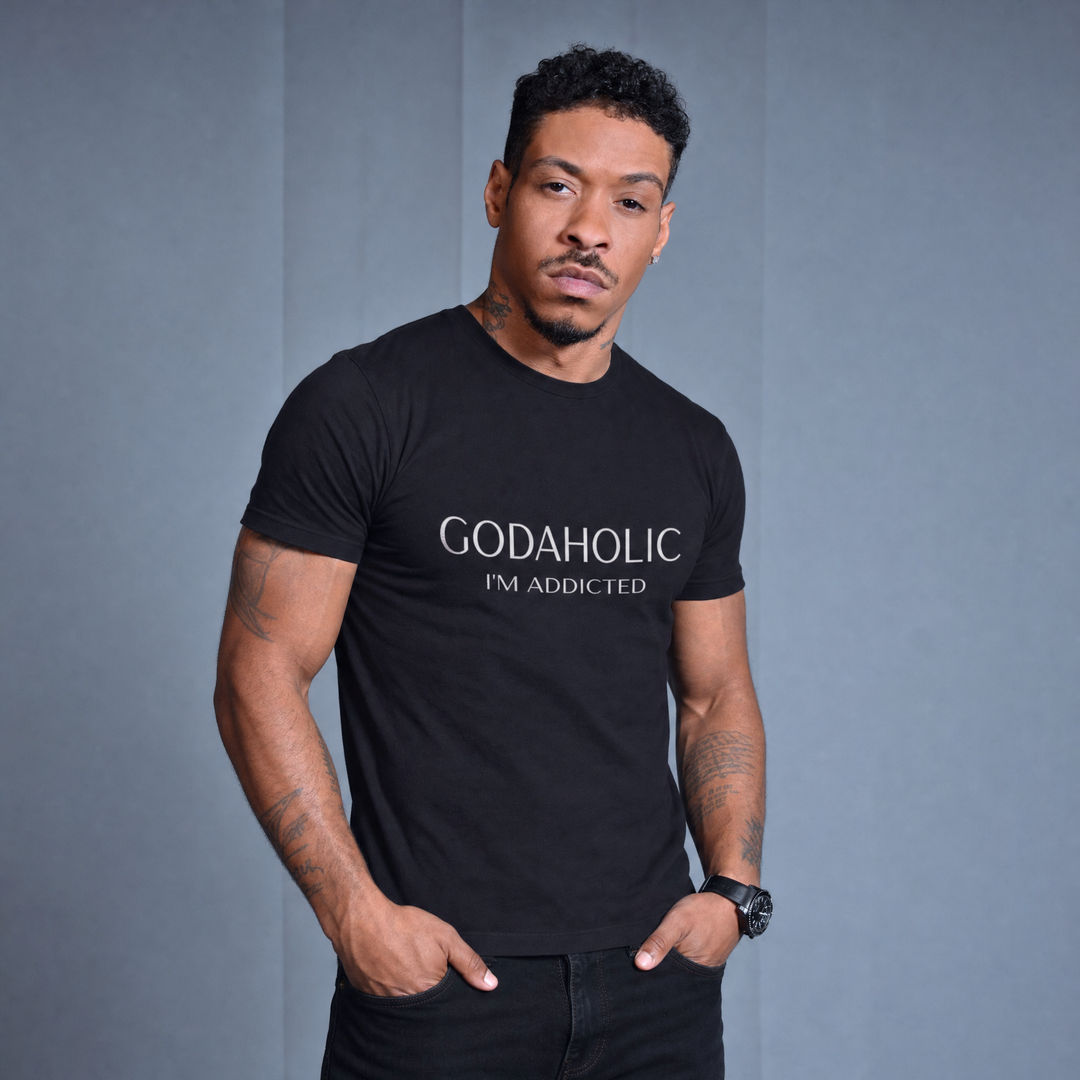 Godaholic "I'm Addicted" Tee - Christian Faith Graphic